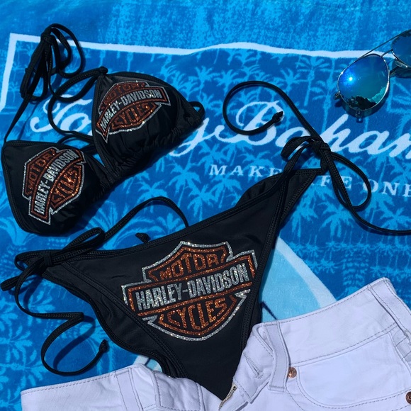 HarleyDavidson Swim New Style Harley Davidson Branded Bikini